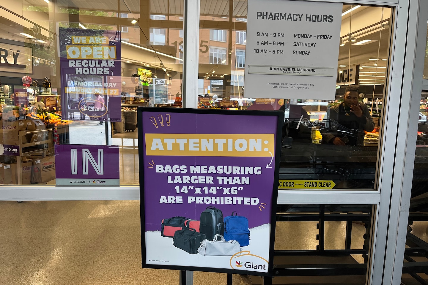 Featured image for Giant Food Implements Bag Restrictions to Combat Theft in D.C.