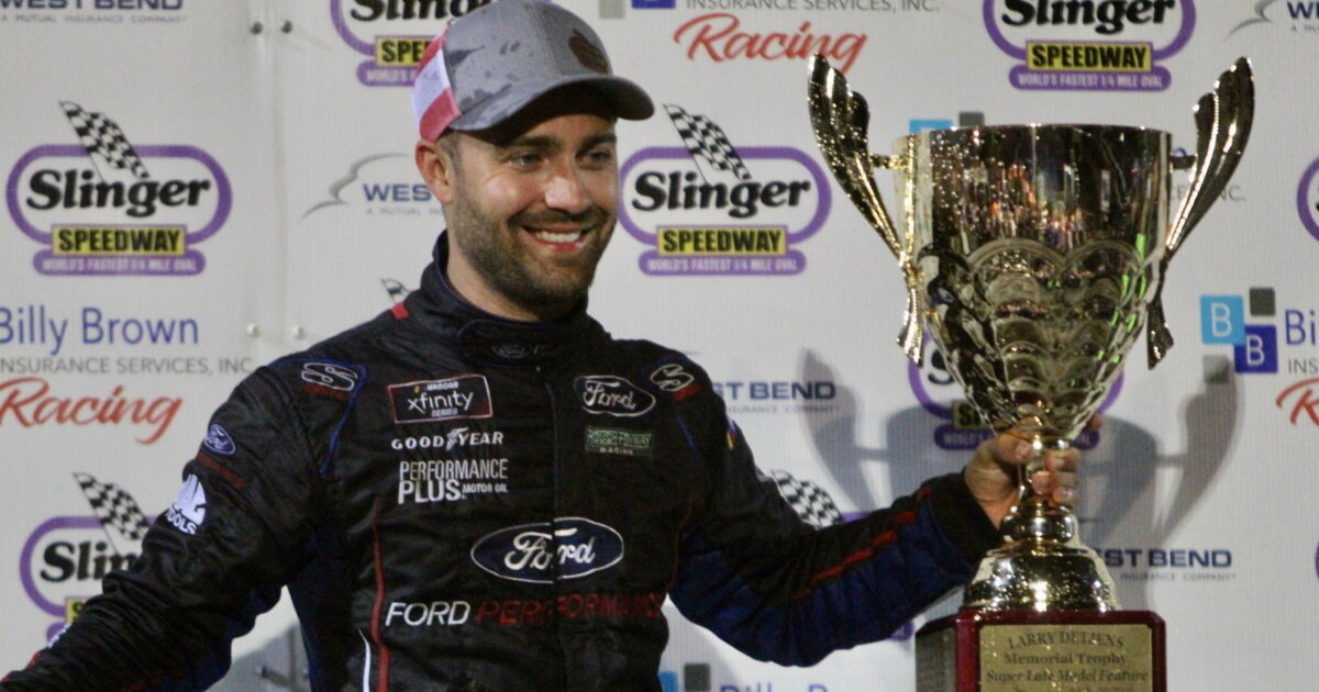 Featured image for "Ty Majeski Triumphs Over Luke Fenhaus in Slinger Nationals; Chase Elliott Aims for Redemption Outside NASCAR"