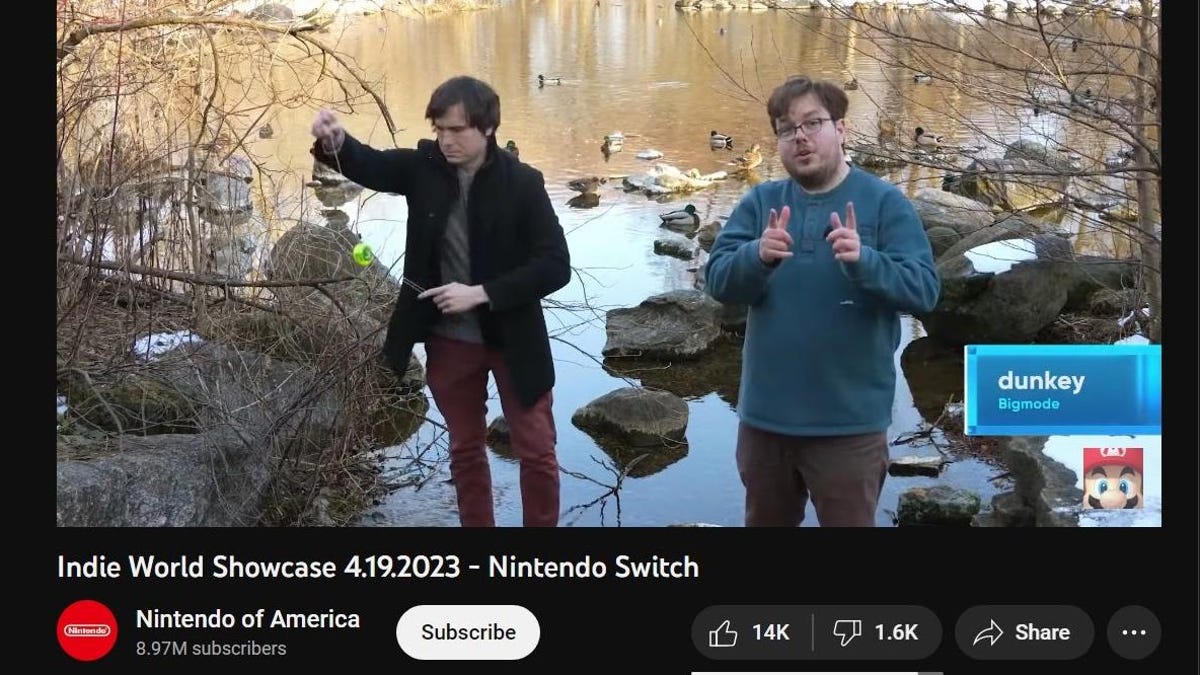 Featured image for Videogamedunkey Shocks Fans at Nintendo Switch Showcase