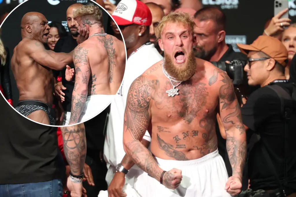 Mike Tyson Slaps Jake Paul in Dramatic Weigh-In Showdown