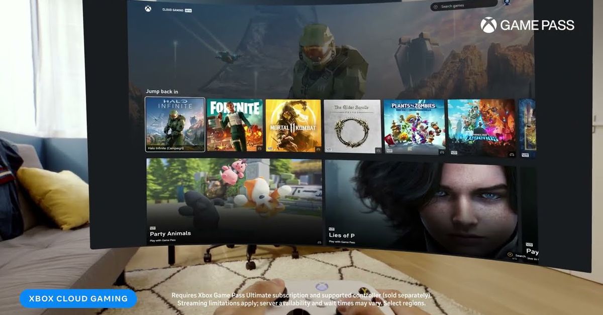 Xbox Cloud Gaming Now Accessible on Meta Quest VR Headsets