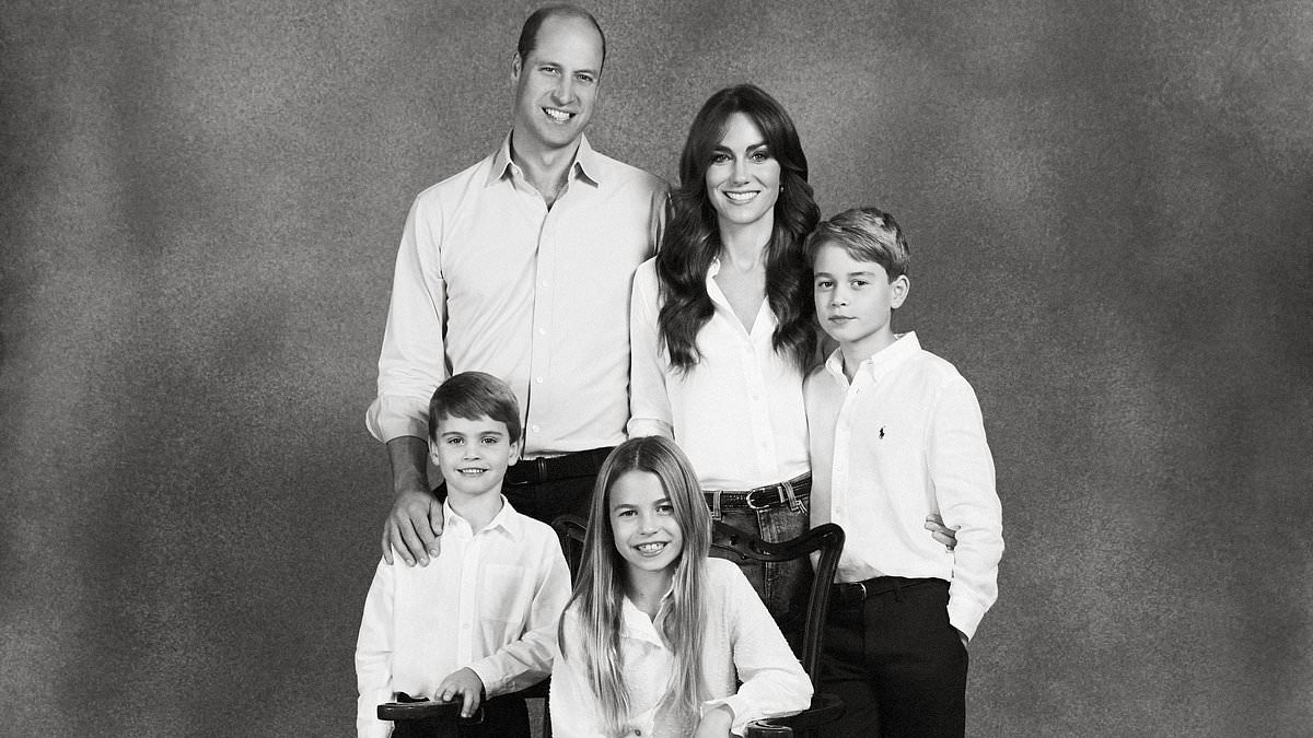 Featured image for "Royal Family's Stylish Monochrome Christmas Card Revealed"
