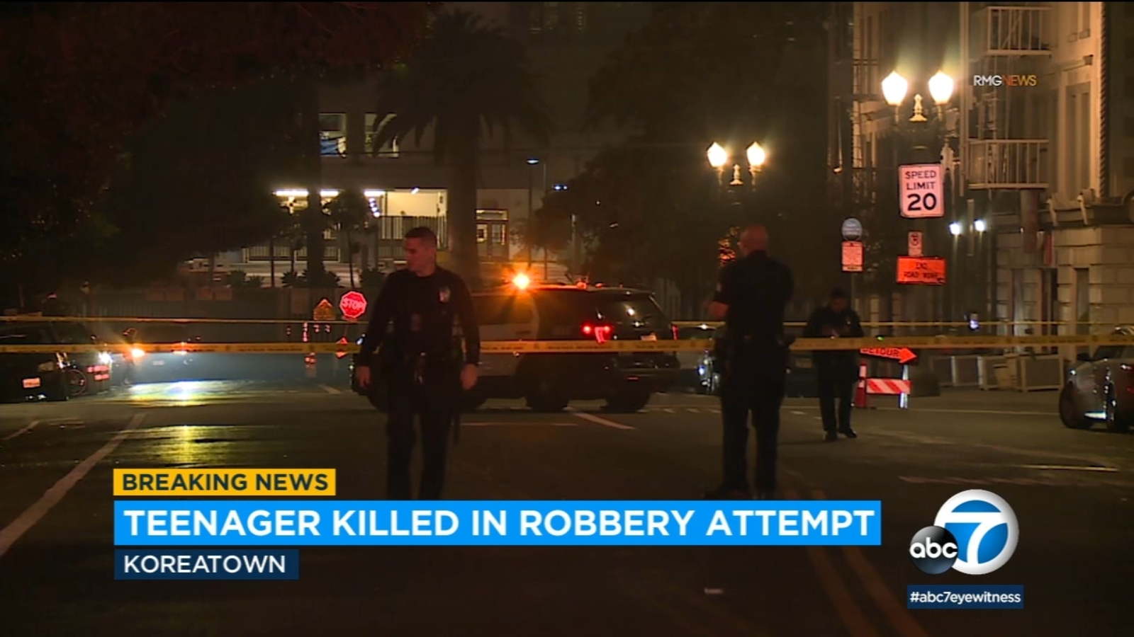 Featured image for Koreatown Robbery Leaves Teen Dead, Suspect at Large.