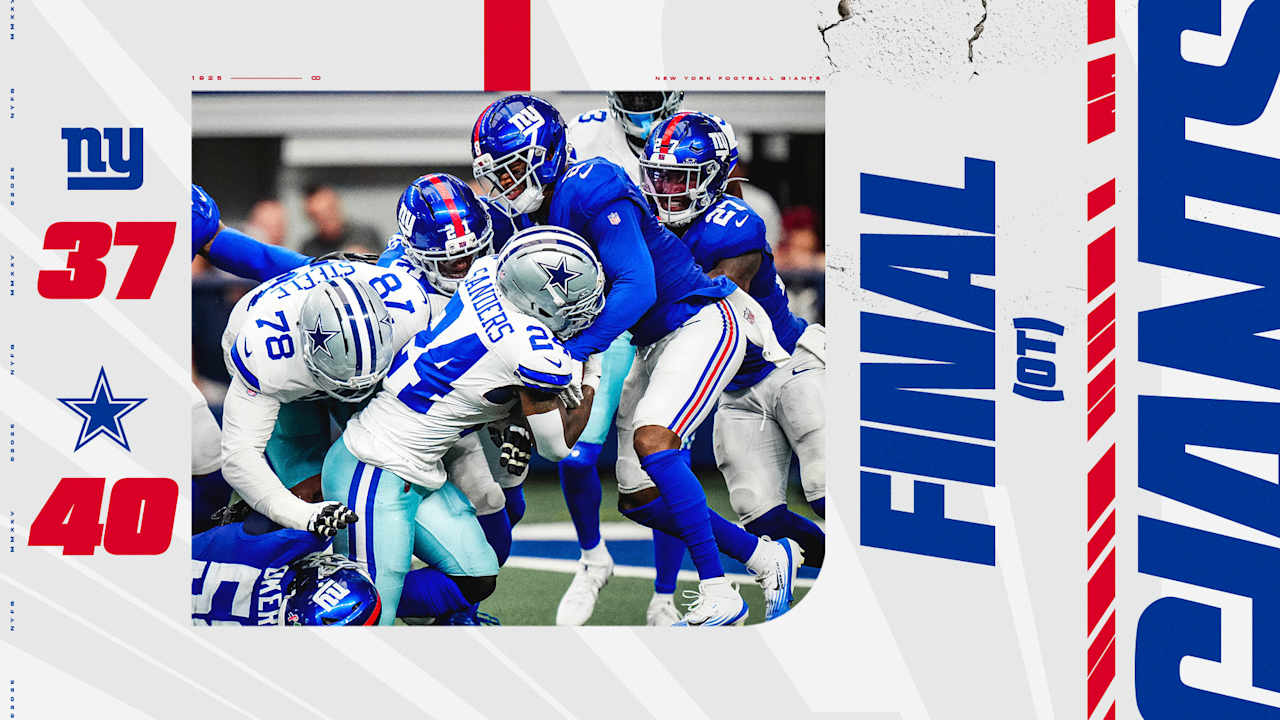 Cowboys Edge Giants in OT Thriller with Clutch FGs