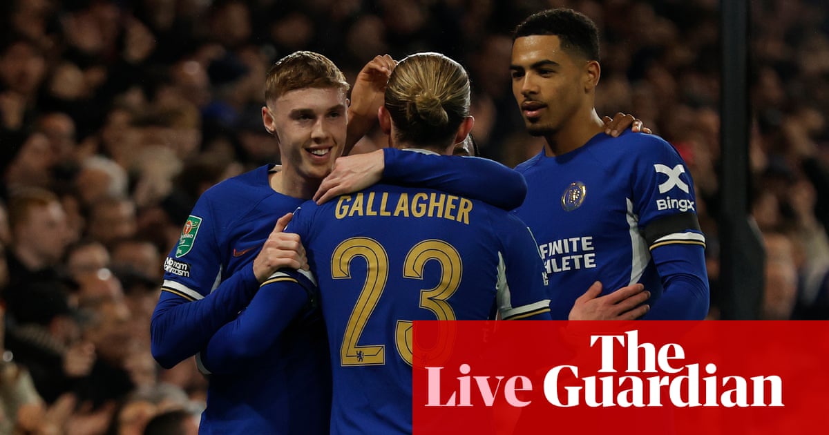 "Chelsea Dominates Middlesbrough to Secure Carabao Cup Final Spot"