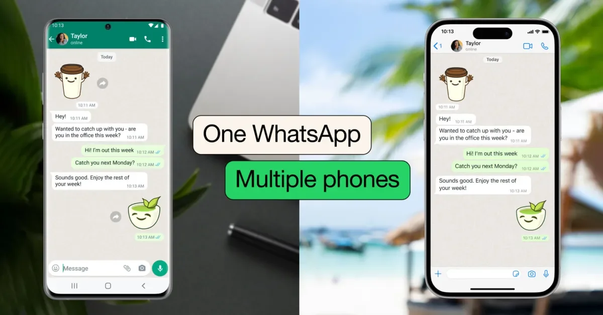 WhatsApp now allows multiple phone usage for one account.