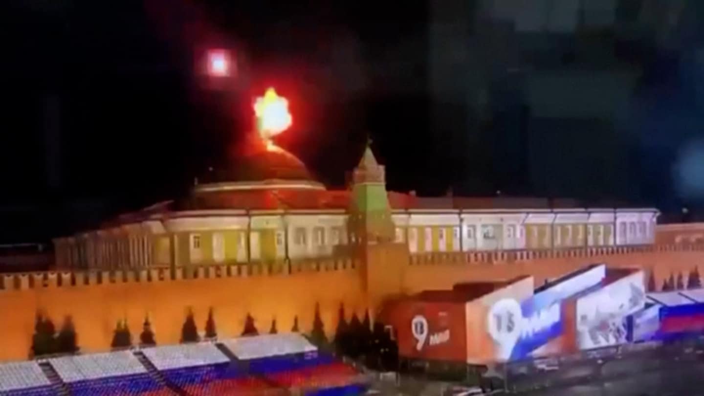 Ukraine Accused of Attempted Drone Assassination on Putin by Kremlin and Russia
