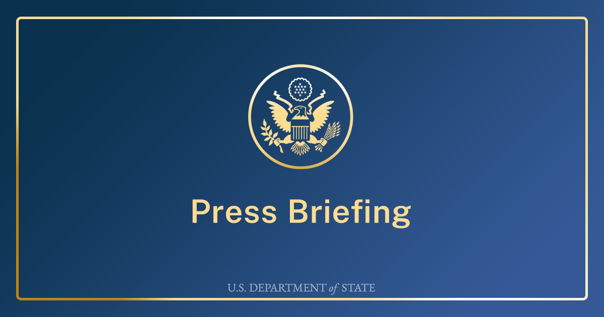 "Key Updates from United States Department of State Briefings - November 7-10, 2023"