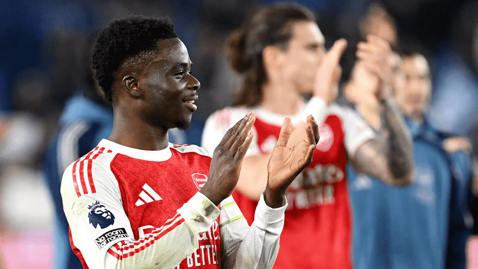 Saka seals 300th Arsenal appearance with early winner