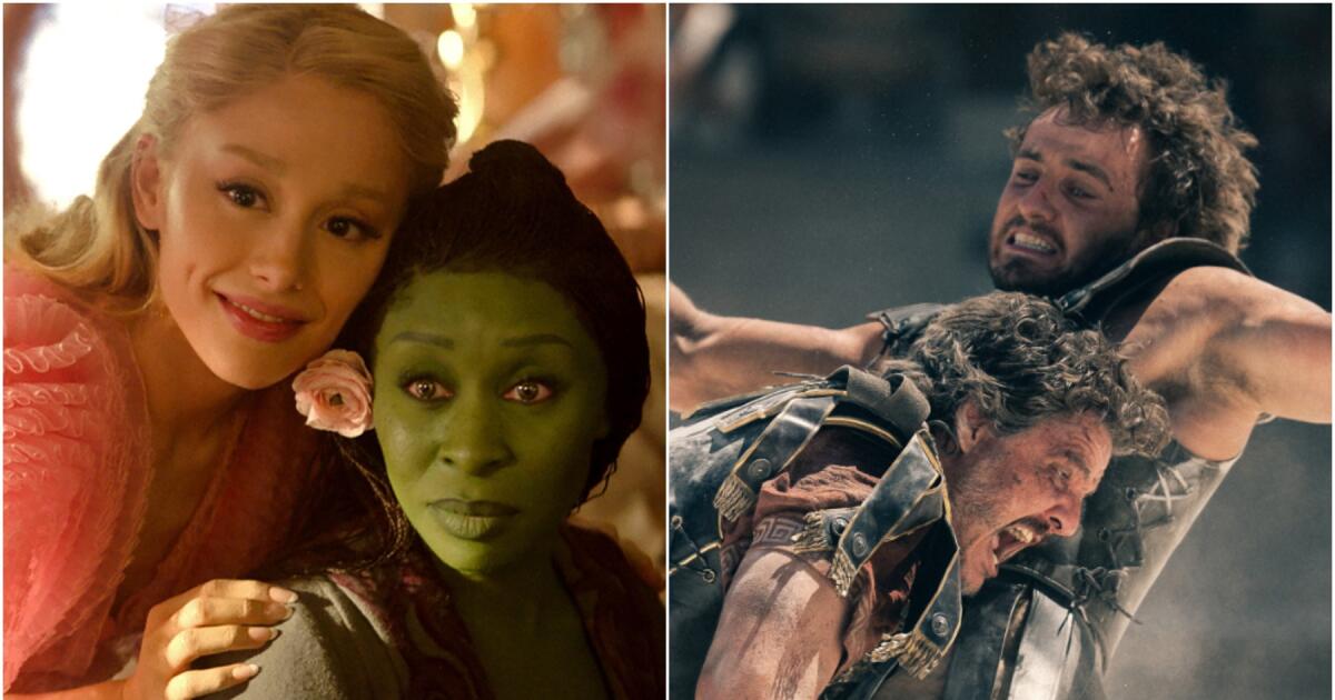 'Wicked' and 'Gladiator II' Dominate Box Office with Record-Breaking Debuts