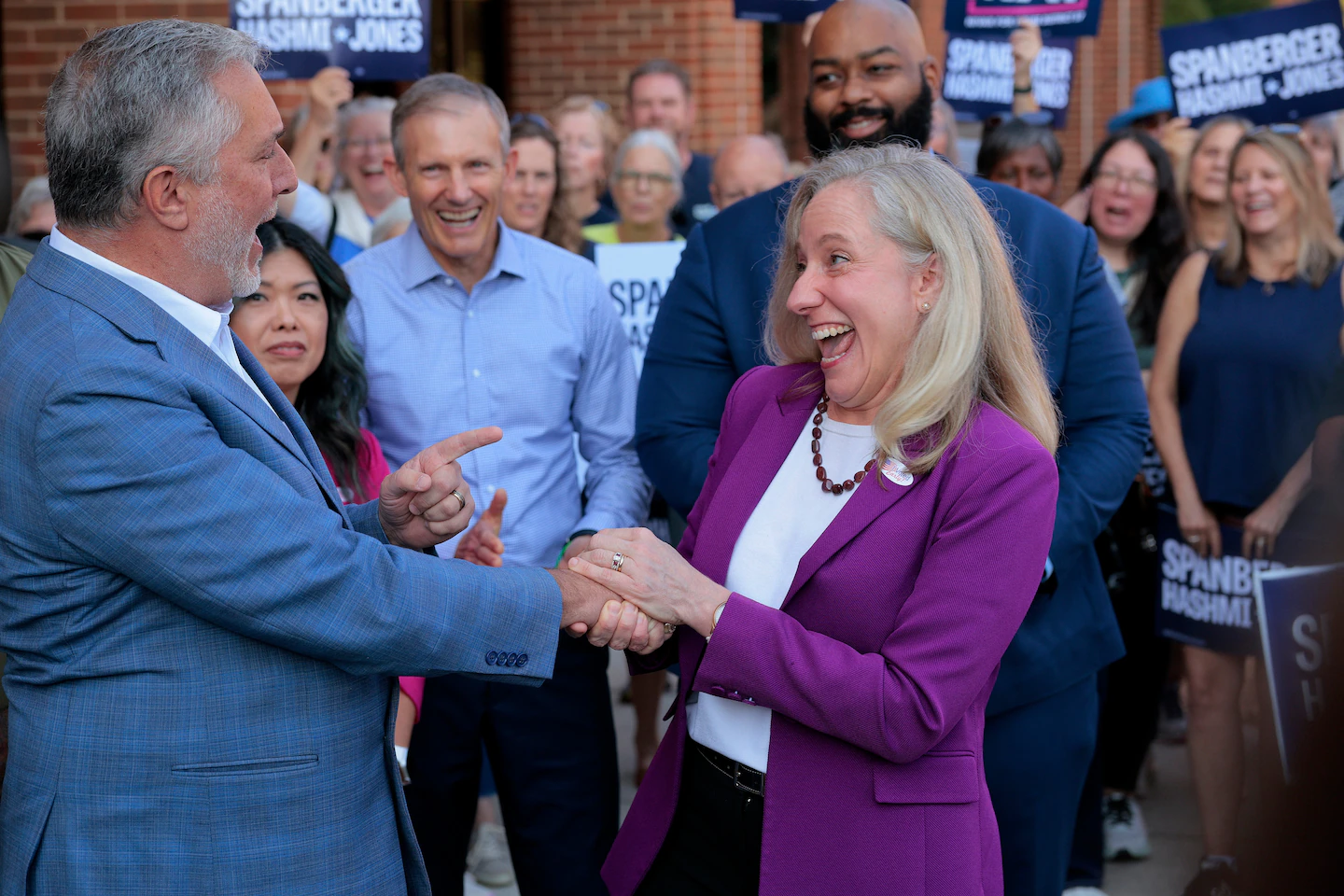 Featured image for Virginia kicks off early voting amid tense yet friendly campaign scenes