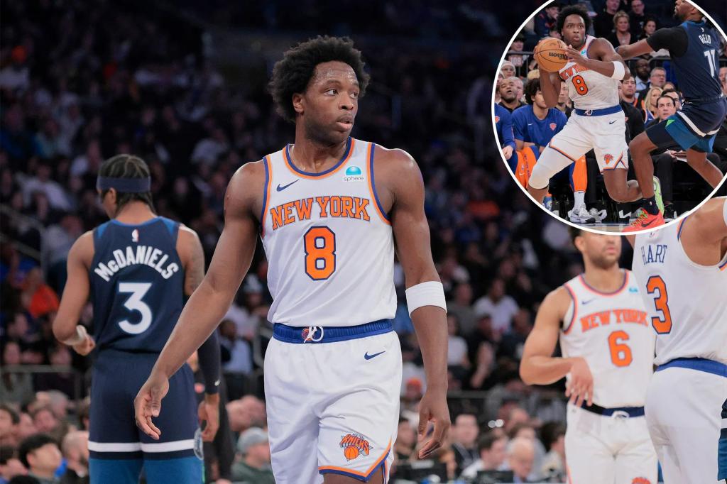 Featured image for "Anunoby Shines in Knicks Debut, Leading Victory Over Timberwolves"