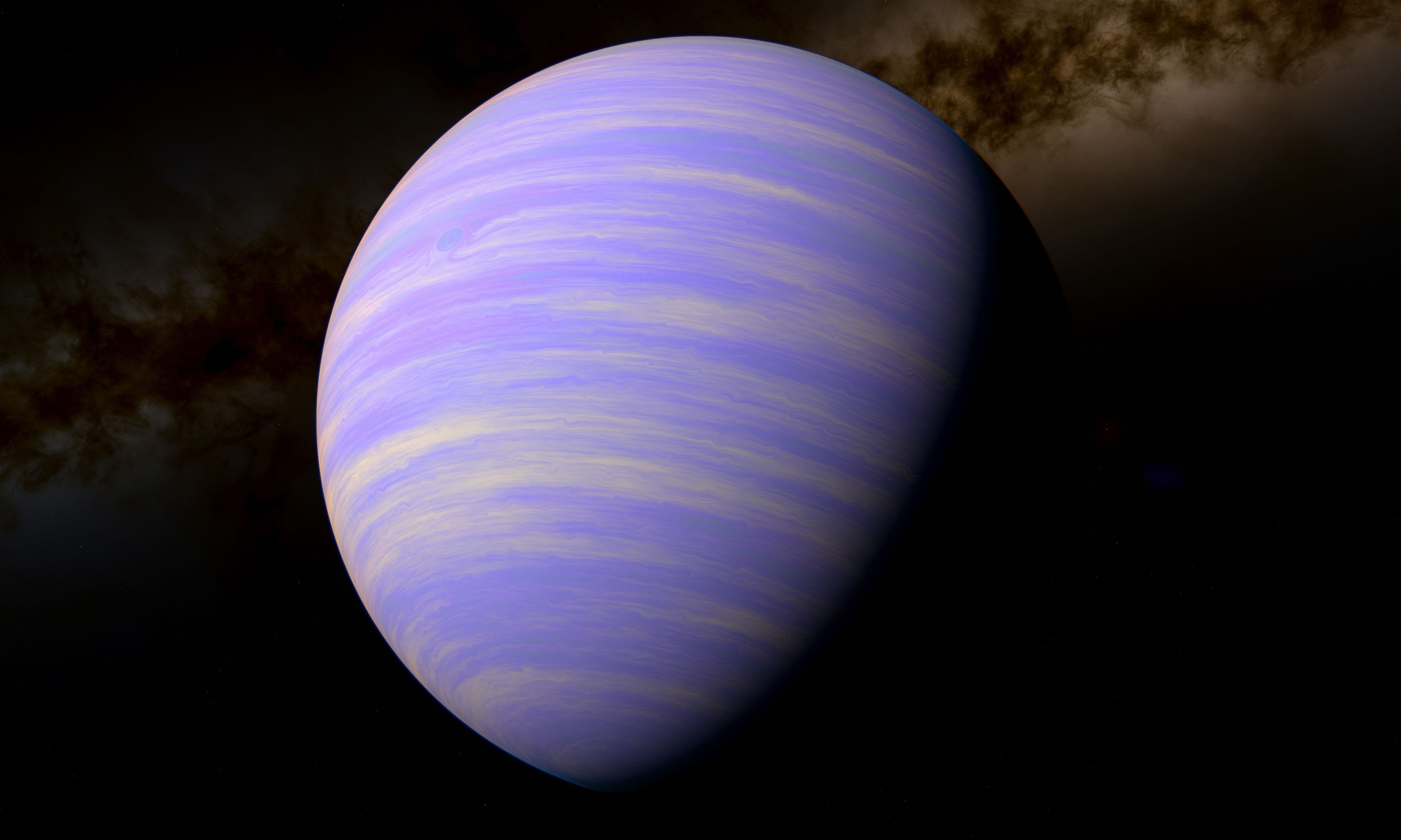 Featured image for Astronomers Discover Rare Gas Giant Exoplanet Using Unique Microlensing Method