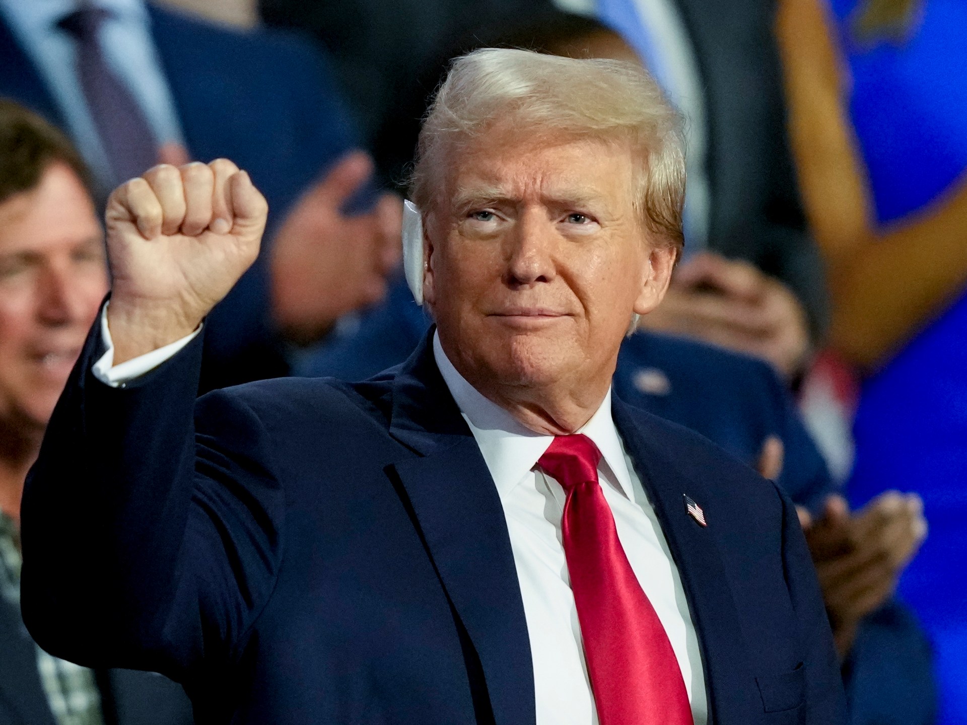 "Trump Hailed as Hero at RNC in First Post-Shooting Appearance"