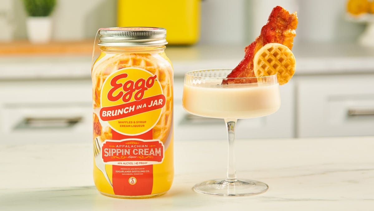 Featured image for "Eggo and Sugarlands Distilling Co. Introduce Boozy Brunch in a Jar"