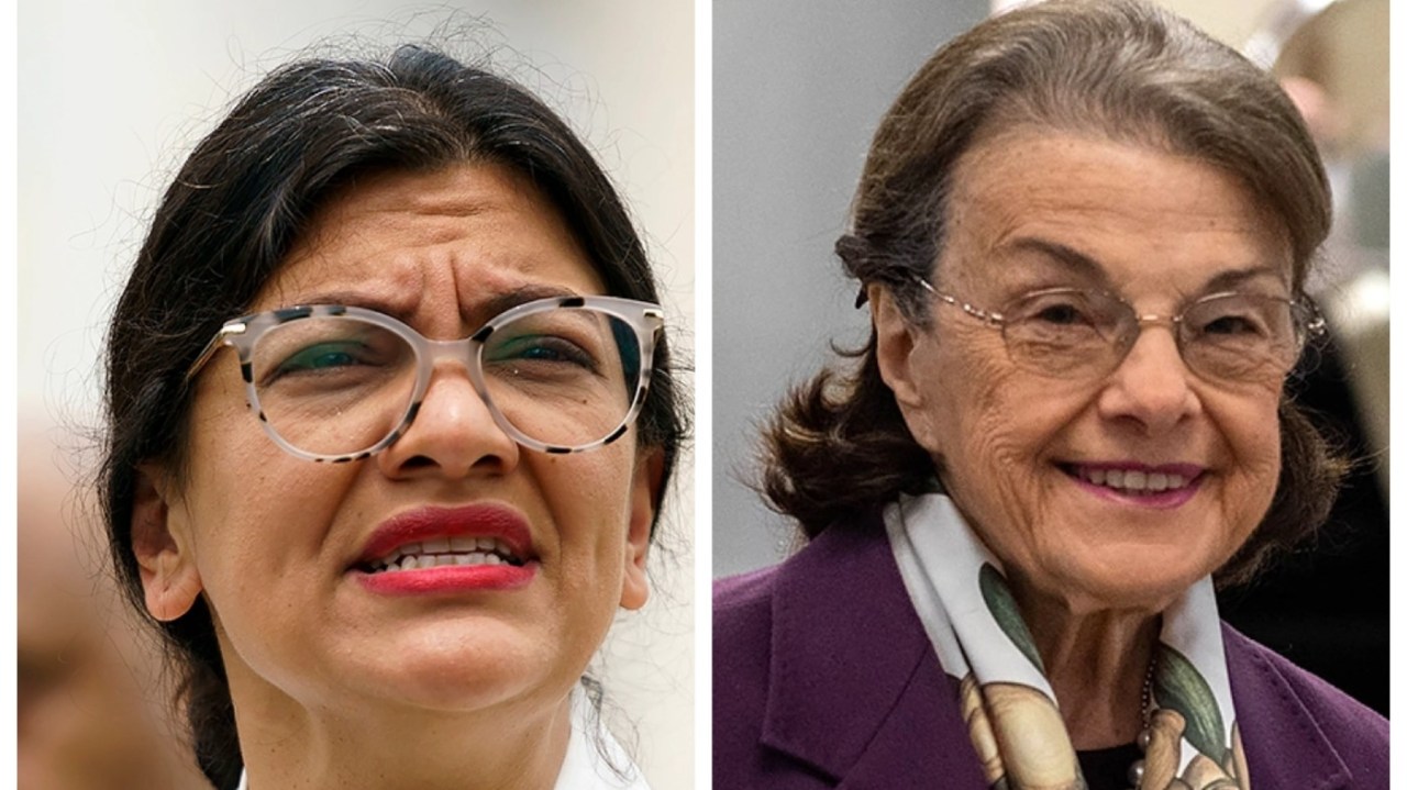 Tlaib and 'Squad' member demand Feinstein's resignation.