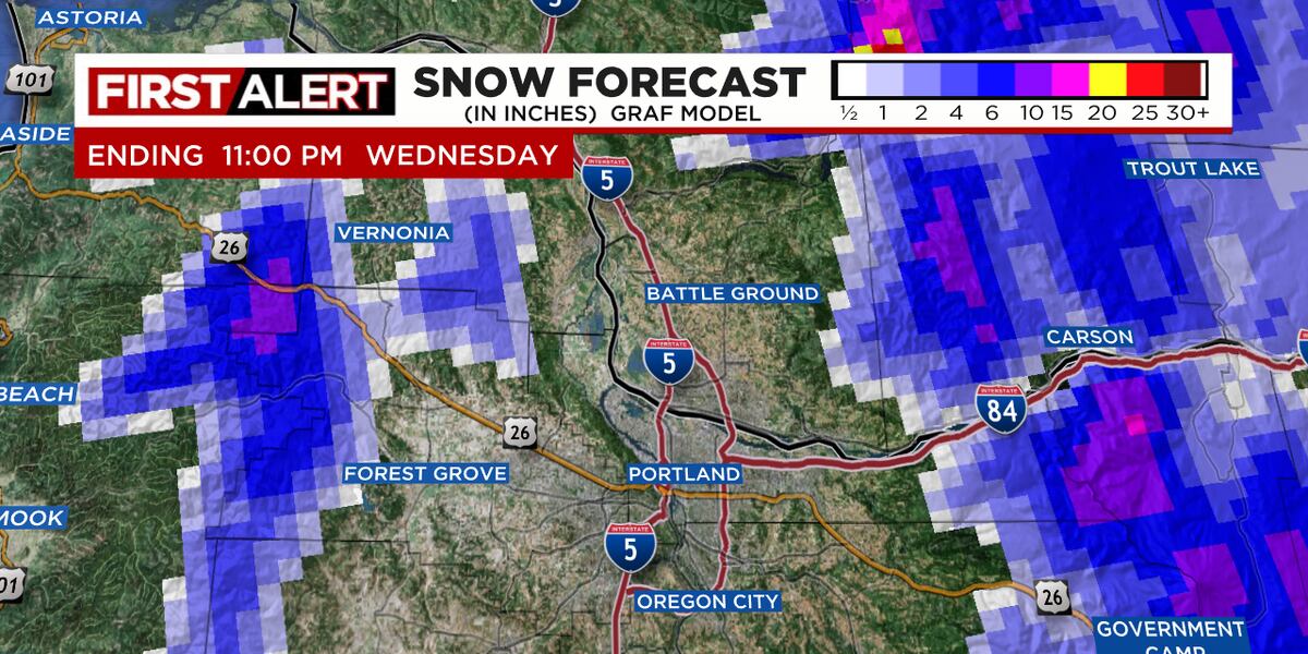 "Portland Metro Area Faces Unlikely Valentine's Day Snowfall Emergency"