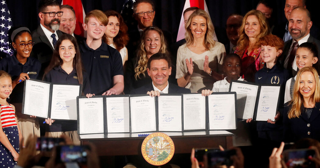 DeSantis' Florida: Targeting Trans Rights, Abortion, Education, and Diversity Programs.