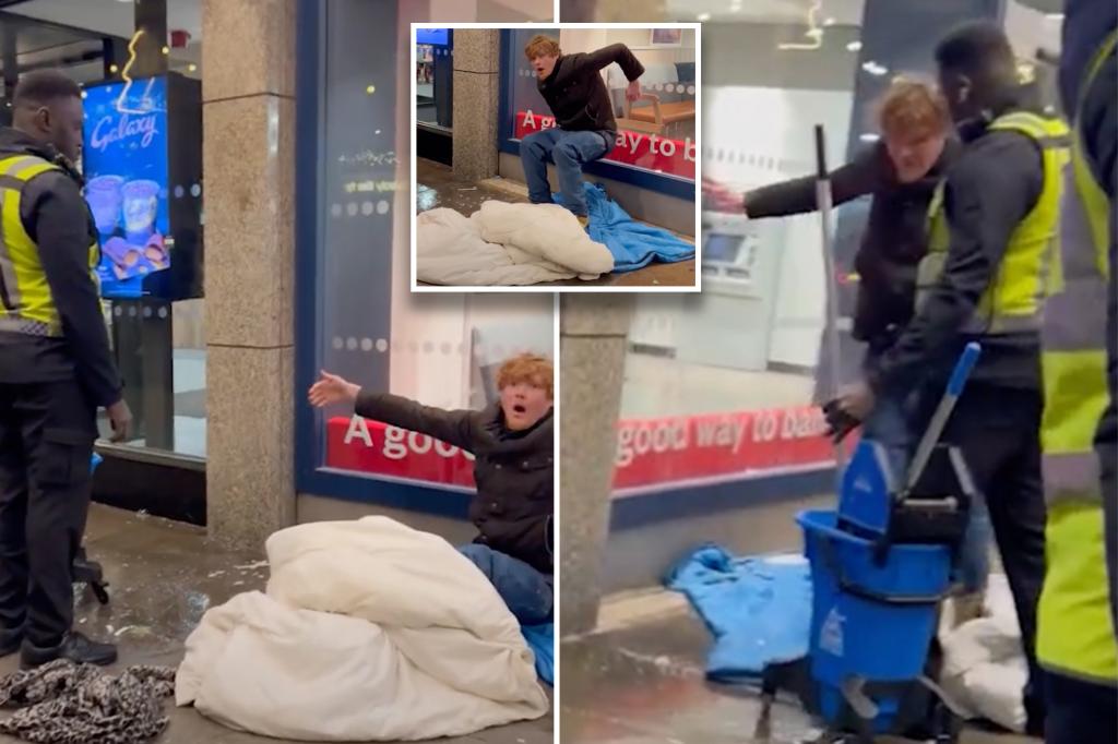 McDonald's Security Guard Sparks Outrage by Soaking Homeless Man's Belongings