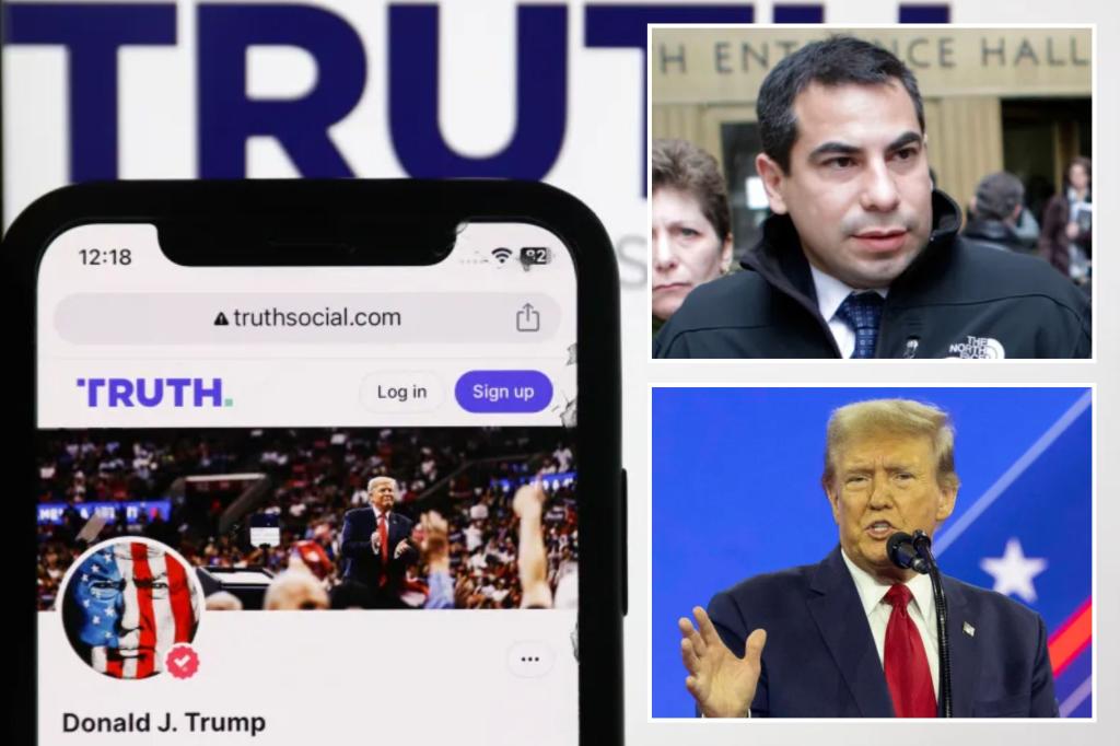 Featured image for "Trump Media Co-Founders Sue to Block $10B Truth Social Merger"