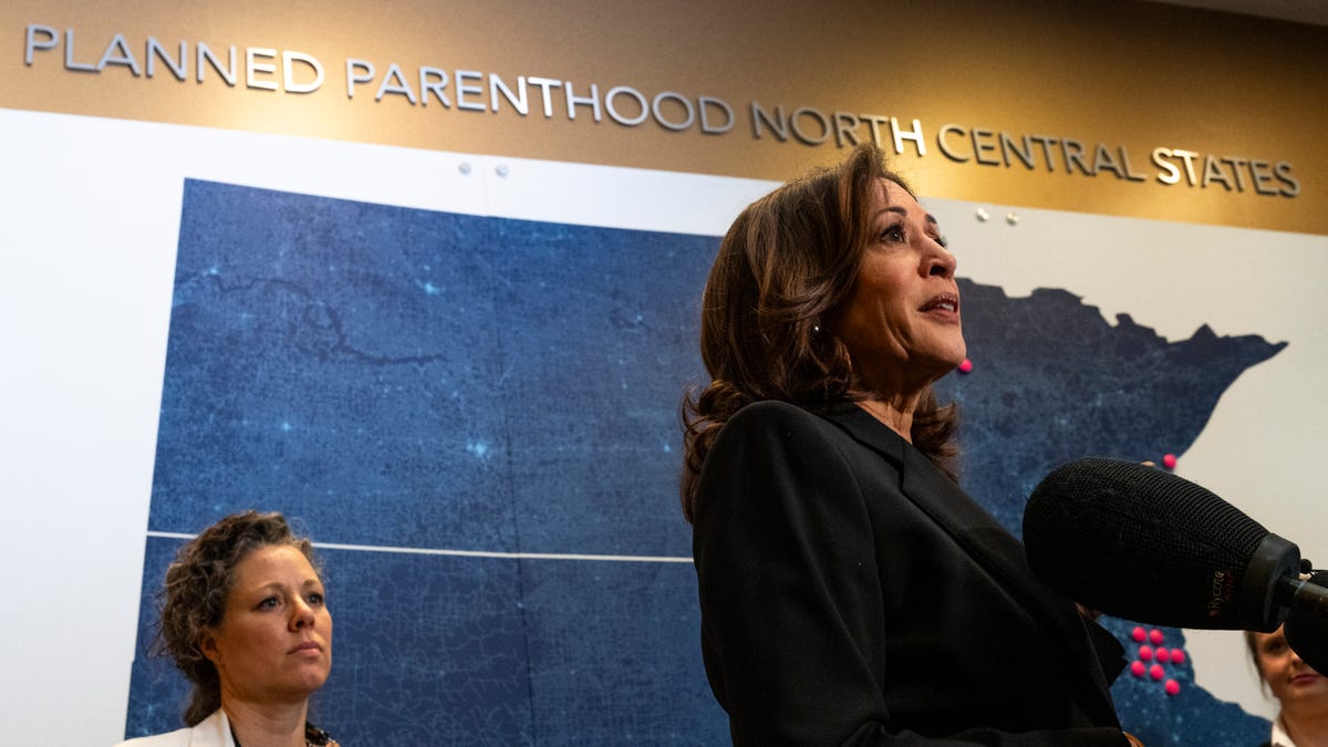 "Kamala Harris Makes History with Minnesota Abortion Clinic Visit"