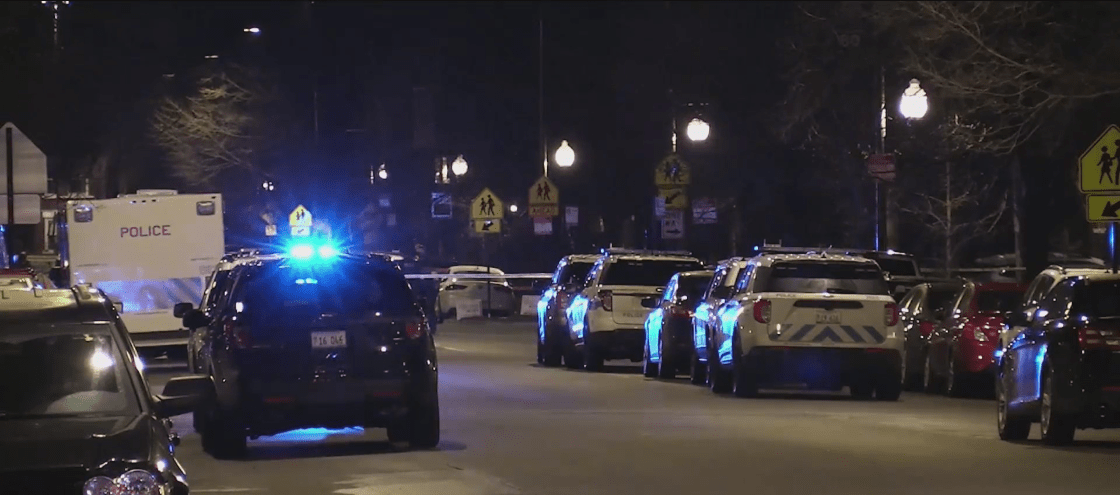 Police engage in shootout with armed men in Marshall Square.
