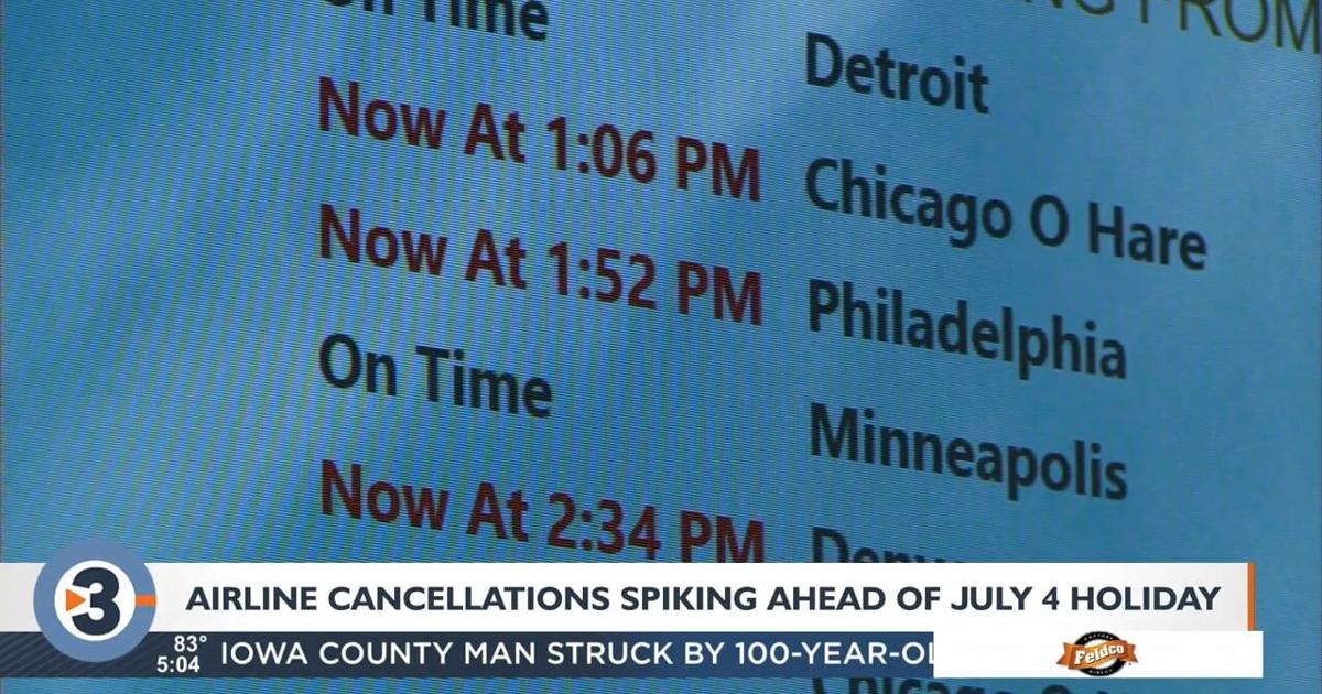 "July 4th Travel Nightmare: Flight Cancellations and Delays Leave Passengers Stranded at Airports Nationwide"