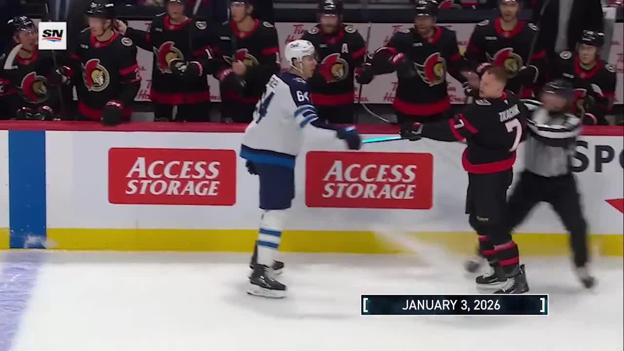 Featured image for Stanley Suspended One Game for Jets Incident