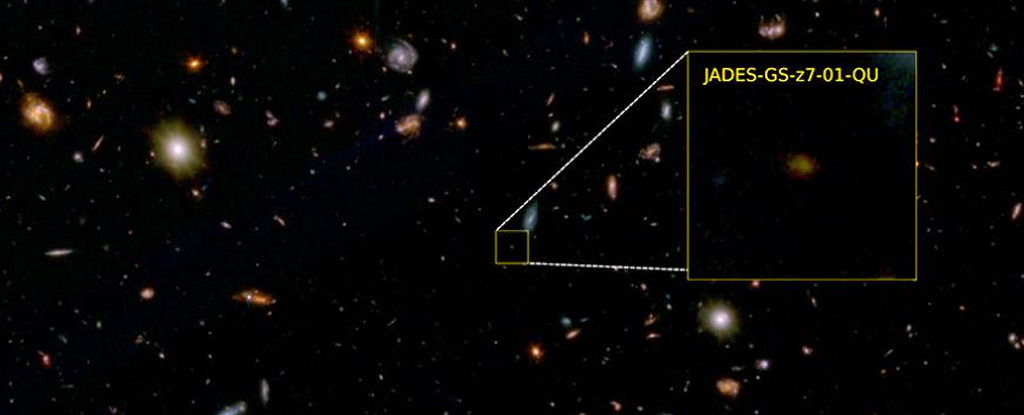 "James Webb Telescope Discovers Ancient 'Dead' Galaxy, Challenging Cosmological Understanding"