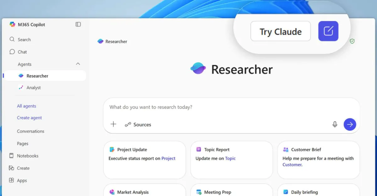 Featured image for Microsoft Partners with Anthropic to Enhance AI Features in Microsoft 365 and Developer Tools