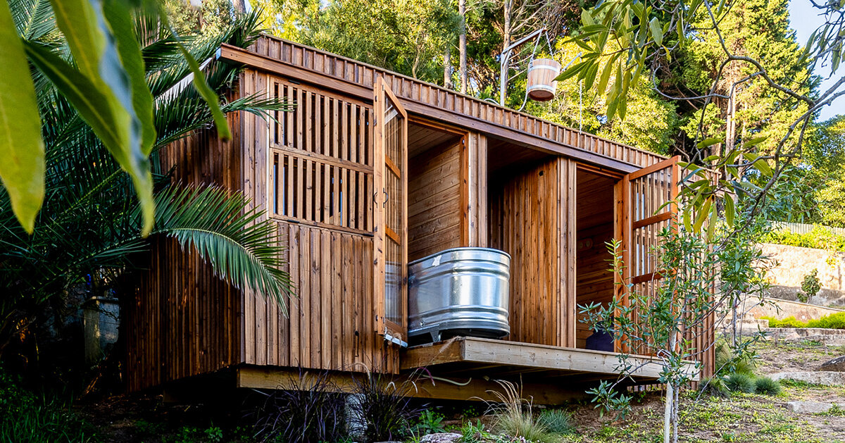 Featured image for "madeiguincho's Wooden Sauna Offers Panoramic Views of Portuguese Landscape"