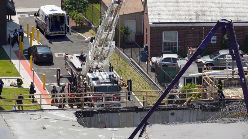 New Haven Building Collapse Leaves 4 Workers Hospitalized.