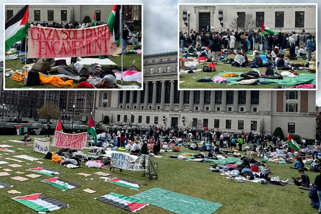 Featured image for "Pro-Palestinian Solidarity Camp Quickly Rebuilt at Columbia University Despite Mass Arrests"