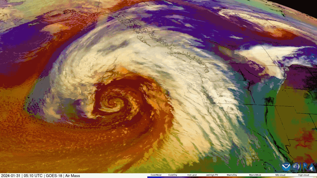 Featured image for "Massive 'Pineapple Express' Atmospheric River Barrels Toward SoCal, Raising Flood Risk"