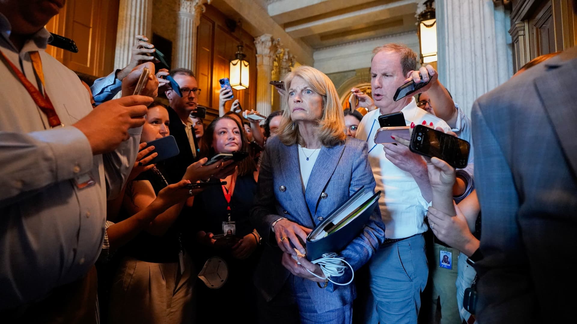 Featured image for Murkowski's pivotal vote on Trump bill sparks debate