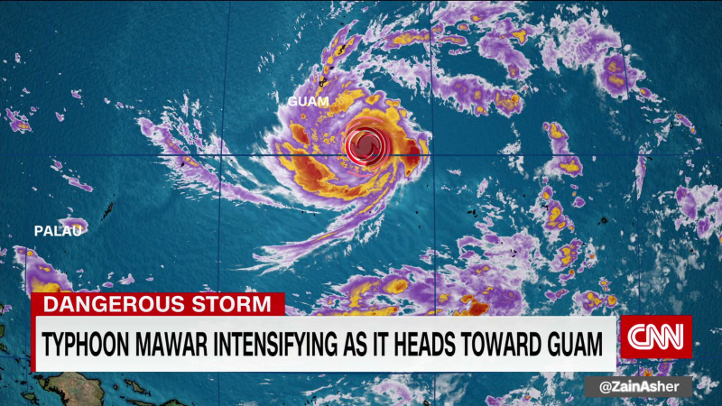 Guam Braces for Super Typhoon Mawar's Devastating Impact.