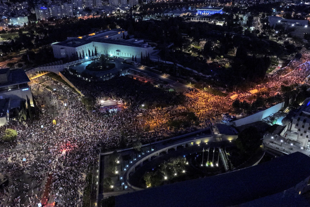 Massive March in Israel Demands Halt to Judicial Overhaul