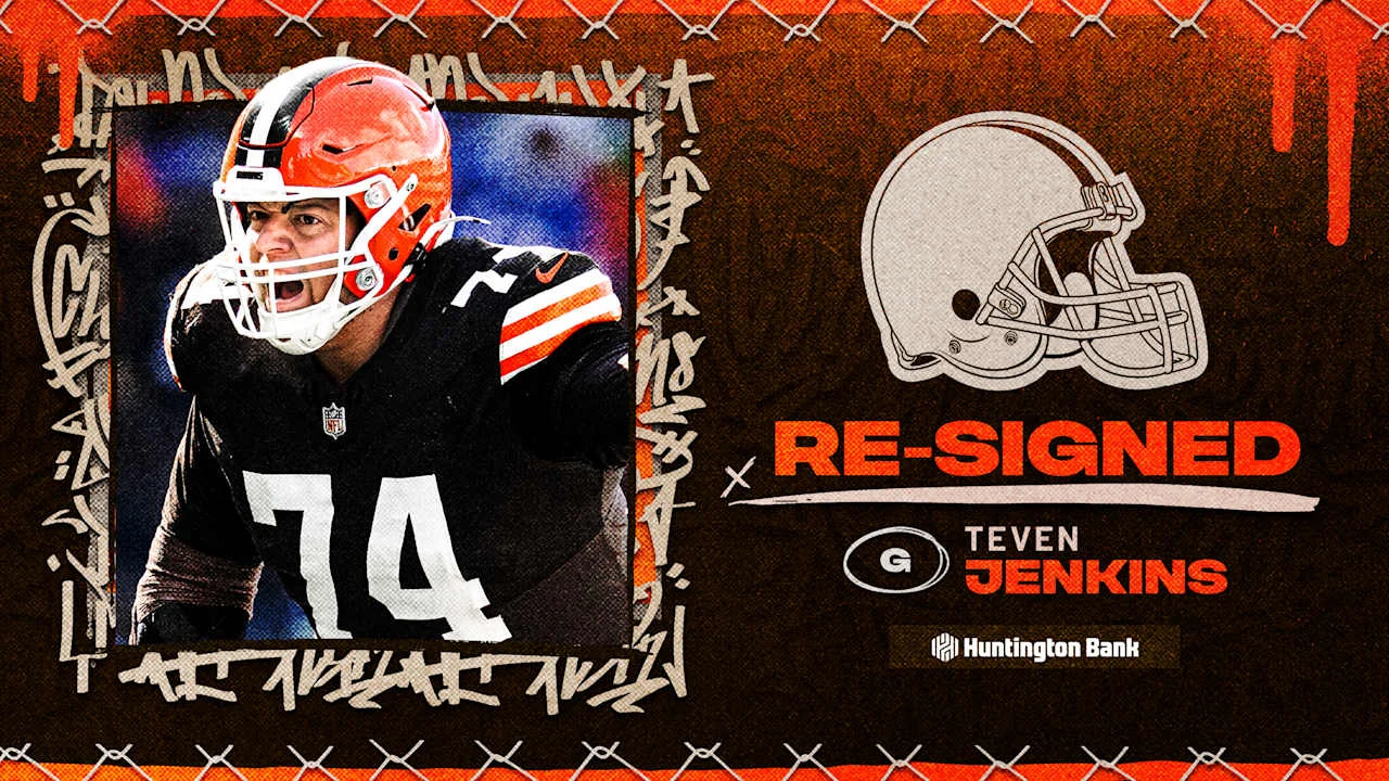 Browns re-sign Teven Jenkins to anchor revamped offensive line