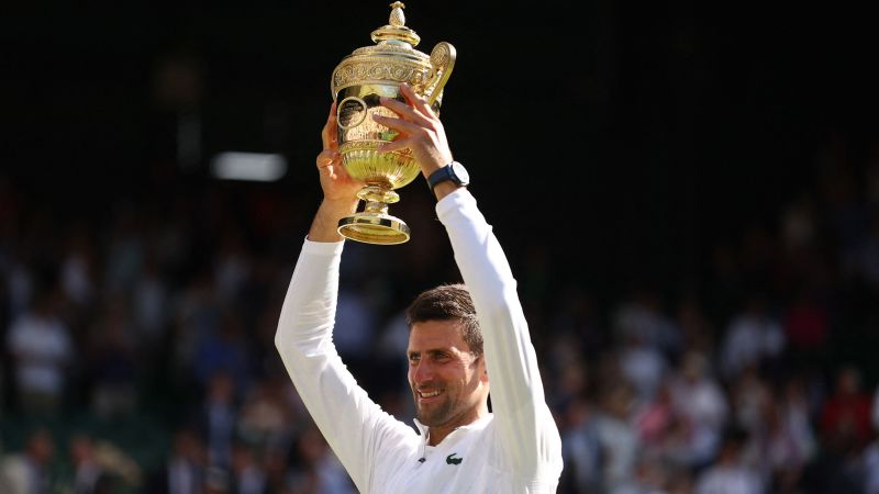 "Novak Djokovic's Quest for Wimbledon History Continues"