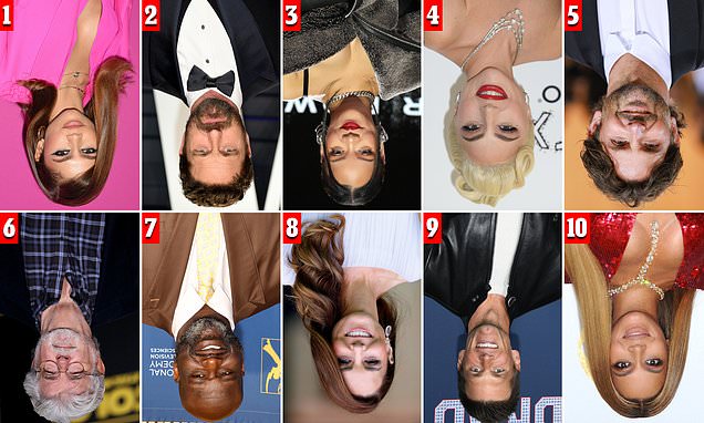 "Unveiling the 'Inversion Effect': Study Reveals 10 Upside-Down Celebrity Faces Challenge"