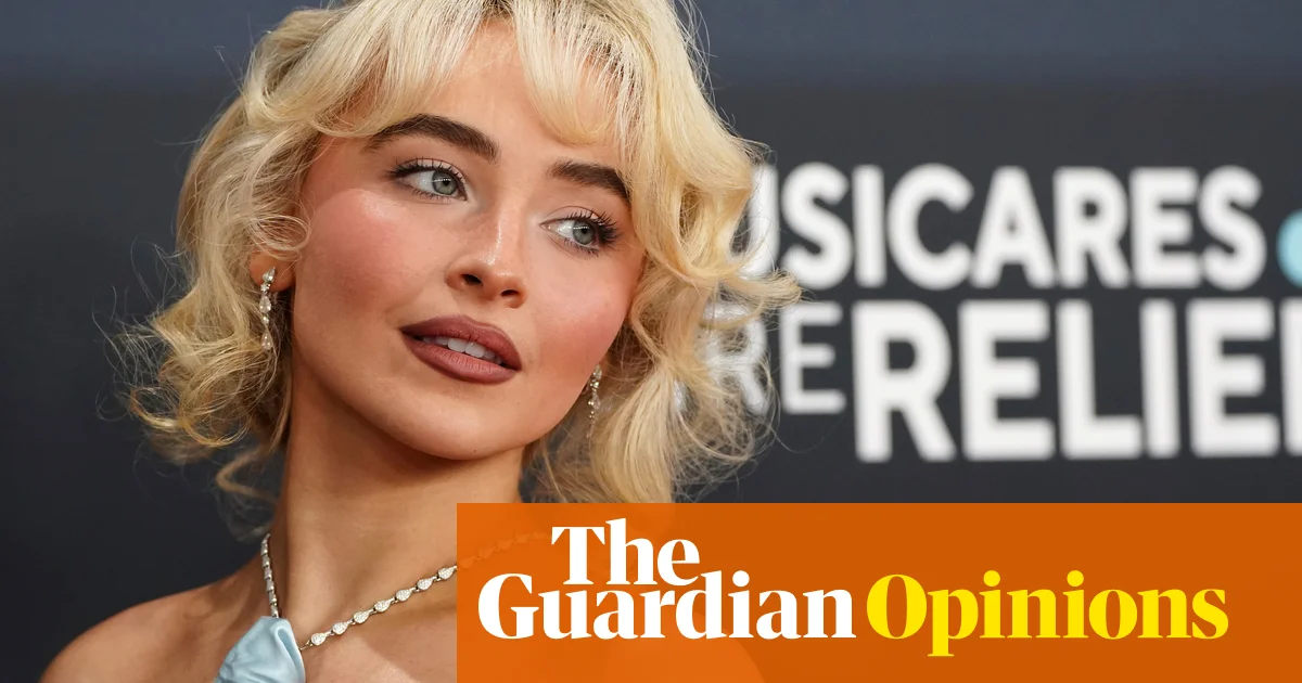 Featured image for Sabrina Carpenter Sparks Debate Over Album Cover and Sexuality