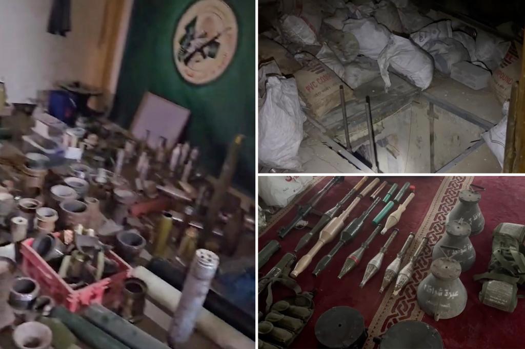 "Israeli Army Uncovers Hamas Weapons Lab and Rocket Production Facility in Gaza Mosque"