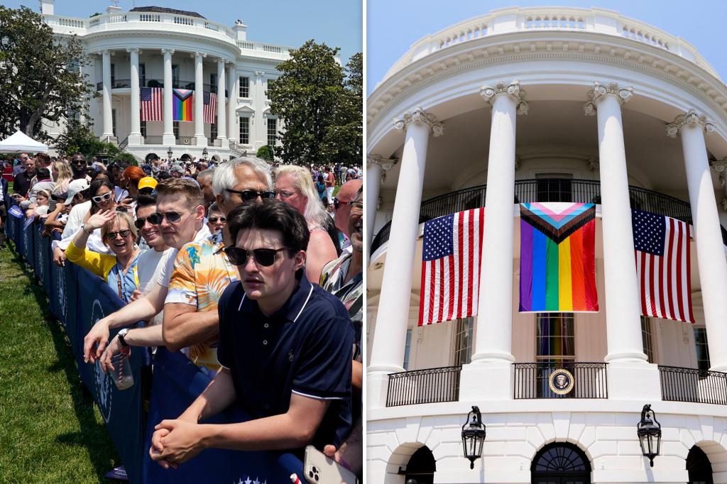 Featured image for White House Pride Flag Display Sparks Controversy and Accusations of Flag Code Violation