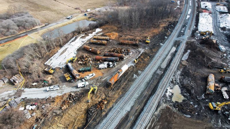 Ohio Train Derailment Raises Concerns Over Rail Safety and Environmental Impact.