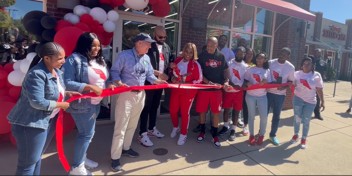 Tasha Cobbs Leonard and Kenneth Leonard Launch Athlete's Foot Store in Greenville