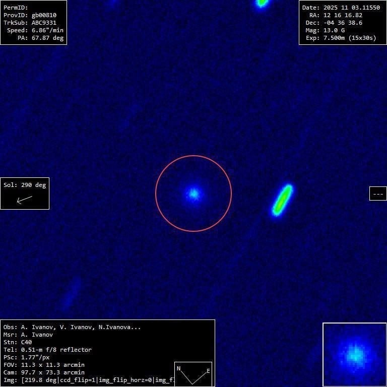 Featured image for Mystery Object C/2025 V1 Borisov Sparks Interstellar Inquiry