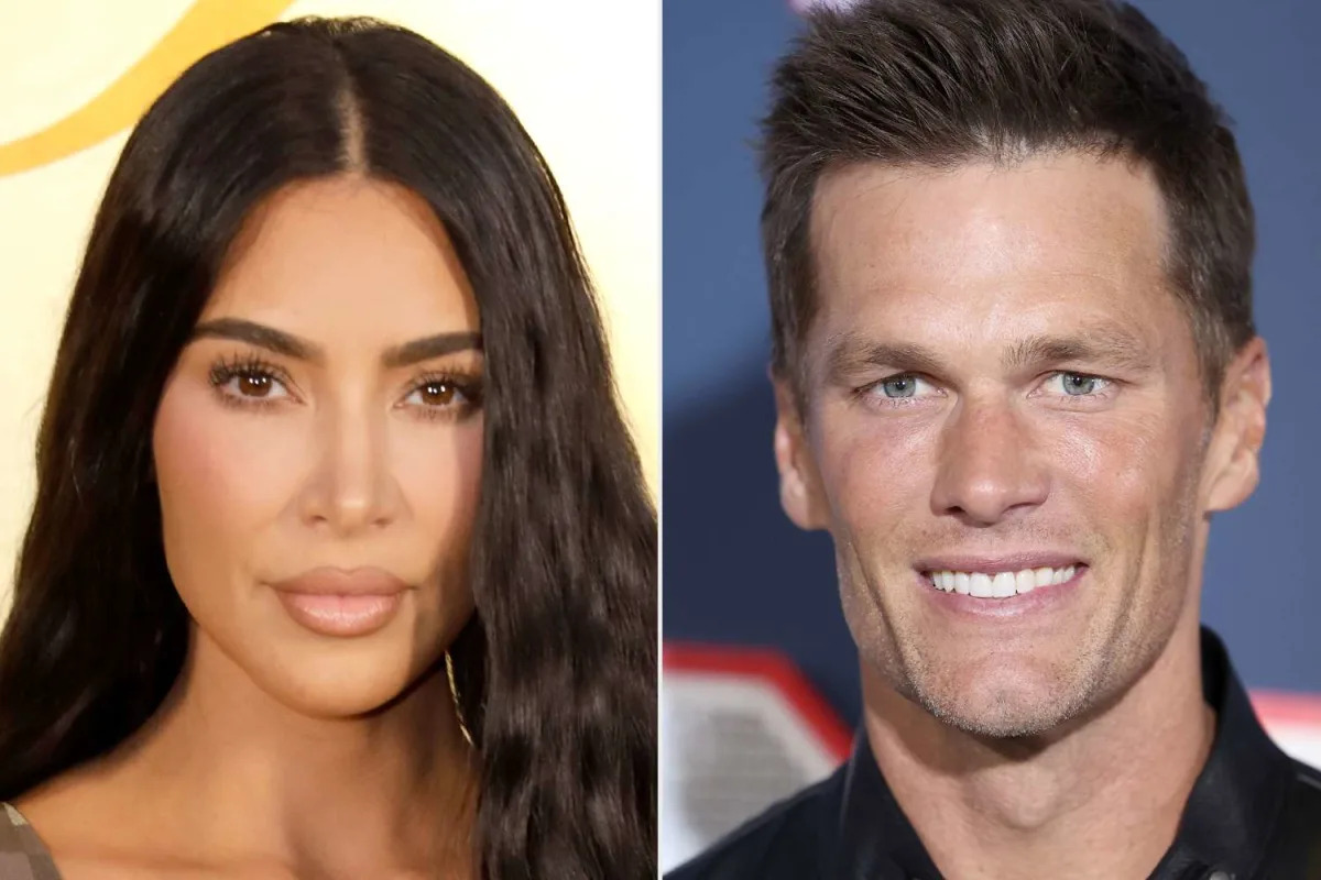 Featured image for "Kim Kardashian's 'Crush' on Tom Brady Sparks Rumors, but They're Not in a Relationship: Sources"