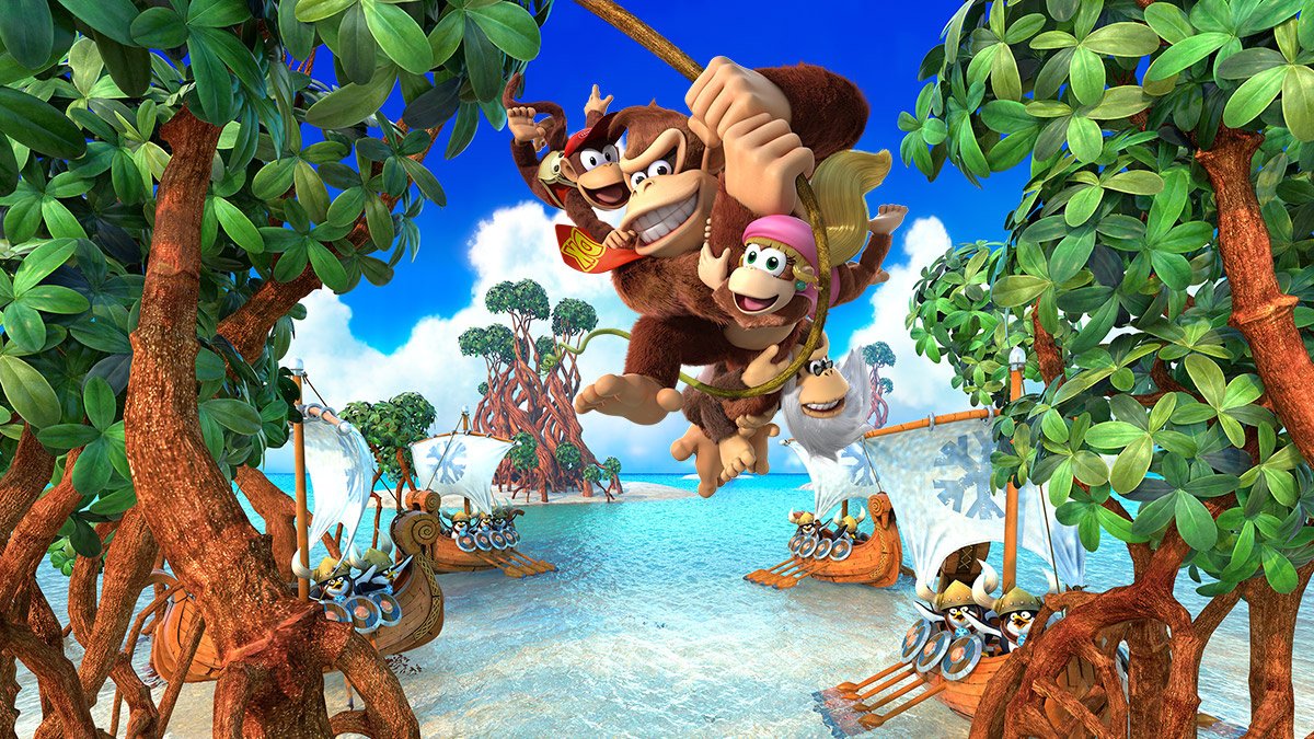 Featured image for Activision and EPD rumored to be developing open-world Donkey Kong game.