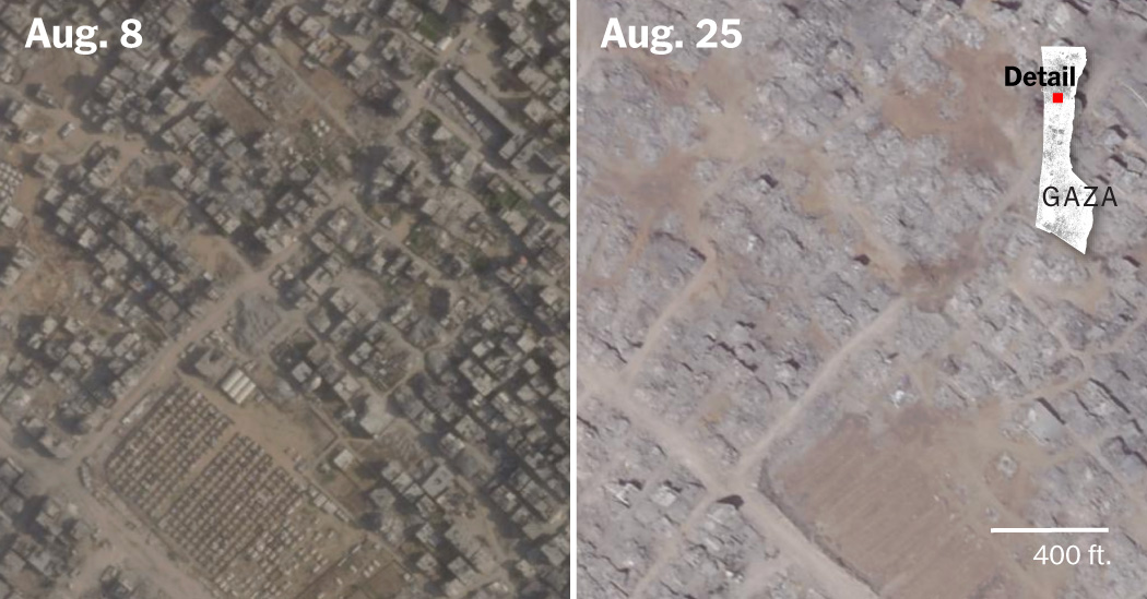 Featured image for Intensified Israeli Bombardment Turns Gaza City into Wasteland