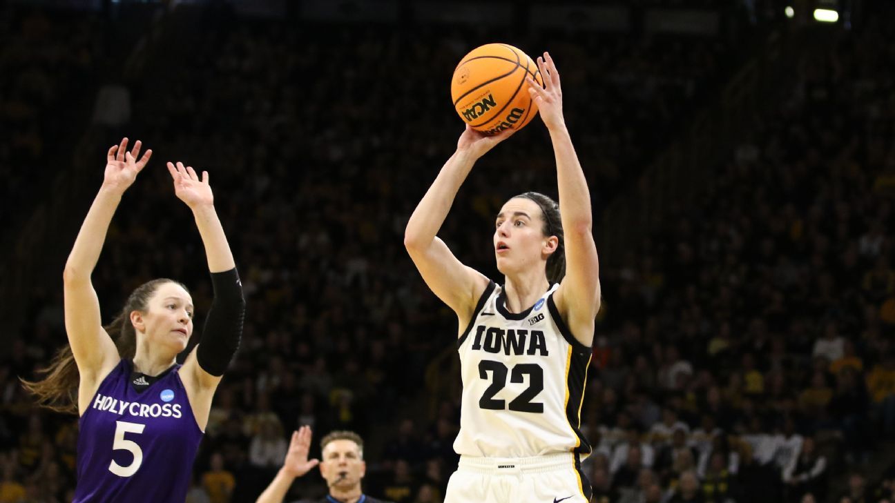 Featured image for "Caitlin Clark Leads Iowa to Victory in NCAA Women's Tournament Opener"